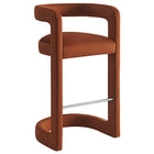 Modway Winslow Performance Velvet Bar Stool Set of 2