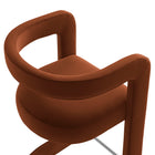 Modway Winslow Performance Velvet Bar Stool Set of 2