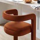 Modway Winslow Performance Velvet Bar Stool Set of 2