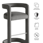 Modway Winslow Performance Velvet Bar Stool Set of 2