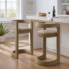 Modway Winslow Performance Velvet Bar Stool Set of 2