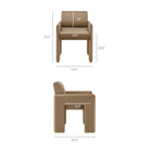 Modway Daven Stain-Resistant Performance Velvet Dining Armchair