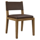 Modway Calder Vegan Leather Dining Side Chair