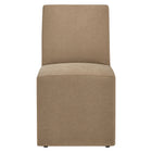 Modway Tessera Upholstered Linen-Blend Slipcovered Dining Chair