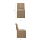 Modway Tessera Upholstered Linen-Blend Slipcovered Dining Chair