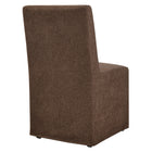 Modway Tessera Upholstered Linen-Blend Slipcovered Dining Chair