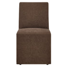 Modway Tessera Upholstered Linen-Blend Slipcovered Dining Chair