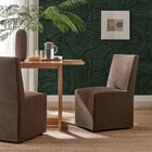 Modway Tessera Upholstered Linen-Blend Slipcovered Dining Chair