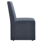 Modway Tessera Upholstered Linen-Blend Slipcovered Dining Chair