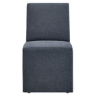 Modway Tessera Upholstered Linen-Blend Slipcovered Dining Chair