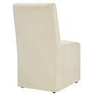 Modway Tessera Upholstered Linen-Blend Slipcovered Dining Chair