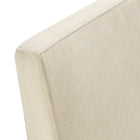 Modway Tessera Upholstered Linen-Blend Slipcovered Dining Chair