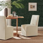 Modway Tessera Upholstered Linen-Blend Slipcovered Dining Chair