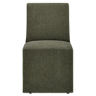 Modway Tessera Upholstered Linen-Blend Slipcovered Dining Chair