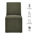 Modway Tessera Upholstered Linen-Blend Slipcovered Dining Chair
