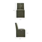 Modway Tessera Upholstered Linen-Blend Slipcovered Dining Chair