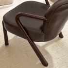 Modway Arden Faux Leather Upholstered Accent Armchair