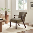 Modway Arden Faux Leather Upholstered Accent Armchair