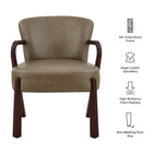 Modway Arden Faux Leather Upholstered Accent Armchair