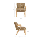 Modway Arden Faux Leather Upholstered Accent Armchair