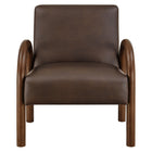 Modway Lunet Faux Leather Upholstered Accent Chair