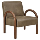 Modway Lunet Faux Leather Upholstered Accent Chair