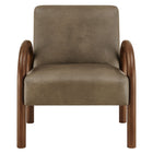 Modway Lunet Faux Leather Upholstered Accent Chair