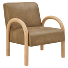 Modway Lunet Faux Leather Upholstered Accent Chair