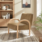 Modway Lunet Faux Leather Upholstered Accent Chair