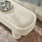 Modway Mossi 52-Inch Oval Boucle Fabric Bench