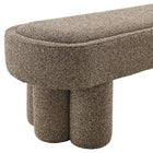 Modway Mossi 52-Inch Oval Boucle Fabric Bench