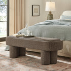 Modway Mossi 52-Inch Oval Boucle Fabric Bench