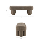 Modway Mossi 52-Inch Oval Boucle Fabric Bench
