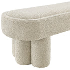 Modway Mossi 52-Inch Oval Boucle Fabric Bench