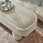 Modway Mossi 52-Inch Oval Boucle Fabric Bench
