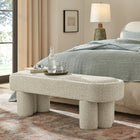 Modway Mossi 52-Inch Oval Boucle Fabric Bench