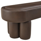 Modway Mossi 52-Inch Oval Vegan Leather Bench