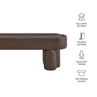 Modway Mossi 52-Inch Oval Vegan Leather Bench