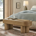 Modway Mossi 52-Inch Oval Vegan Leather Bench