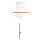 Modway Solstice Large Oval Mirror