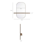 Modway Solstice Large Oval Mirror