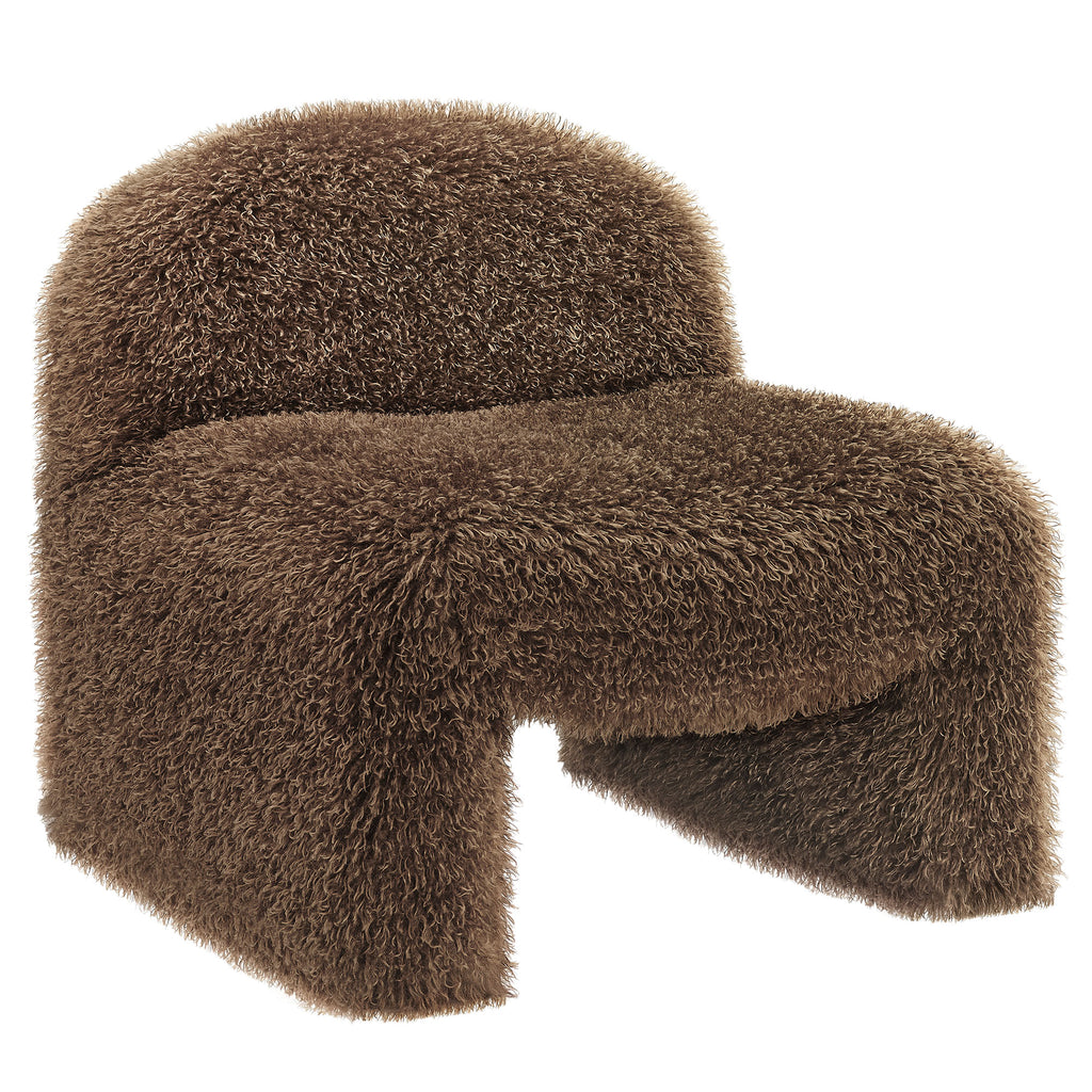 Modway Mina Faux Fur Accent Chair  