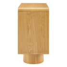 Modway Lumo 2-Door Curved Wood Accent Cabinet