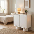 Modway Lumo 2-Door Curved Wood Accent Cabinet