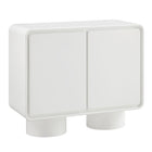 Modway Lumo 2-Door Curved Wood Accent Cabinet