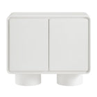 Modway Lumo 2-Door Curved Wood Accent Cabinet