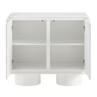 Modway Lumo 2-Door Curved Wood Accent Cabinet