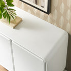 Modway Lumo 2-Door Curved Wood Accent Cabinet