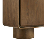 Modway Lumo 2-Door Curved Wood Accent Cabinet