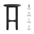 Modway Alvia Round 30" Oak Wood Bar Table